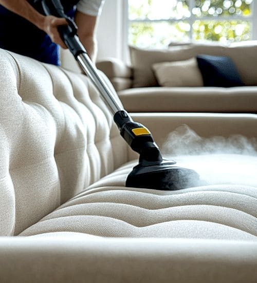 Pristine Fabric Sofa After Service